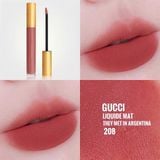  Son Kem Lì G★CCI Liquid Matte Lip Colour Transfer Proof 