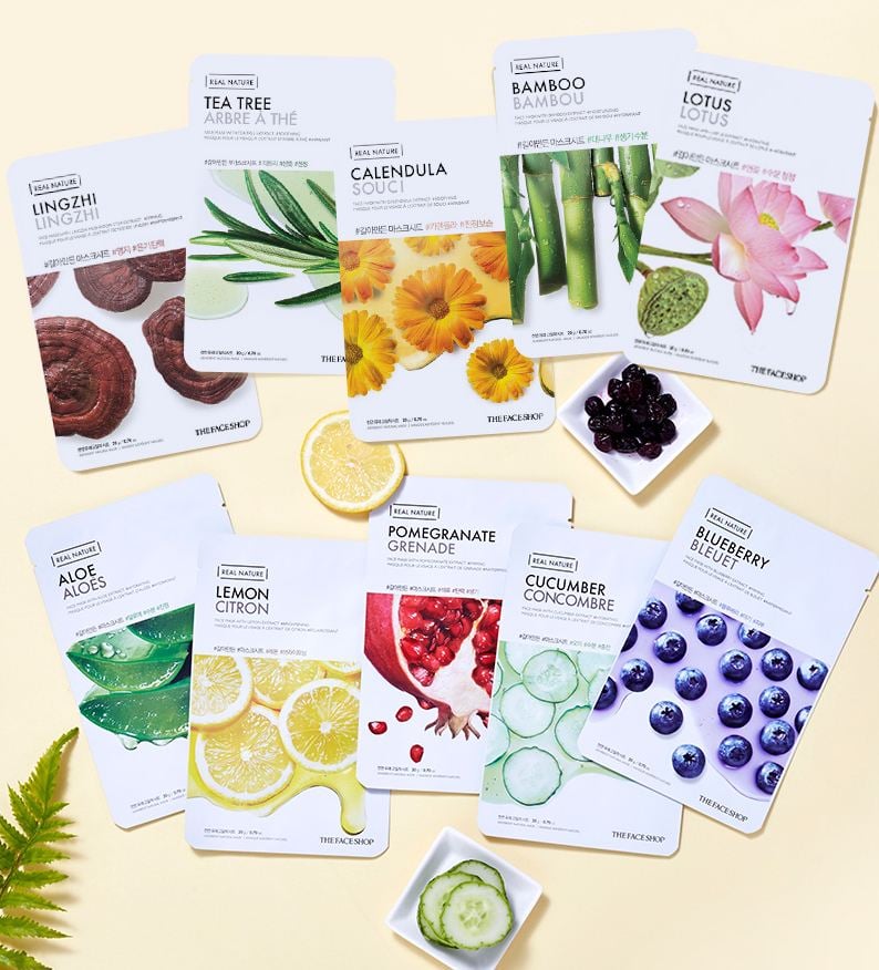 Mặt nạ giấy The face Shop Real Nature Face Mask 2017 2 Mặt nạ giấy The face Shop Real Nature Face Mask 2017 1