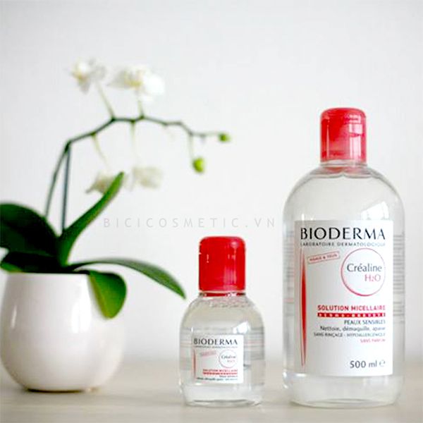  (100 & 500ml) Nước Tẩy Trang Dịu Nhẹ Cho Da Mặt  BIODERMA Crealine/Sebium H20 