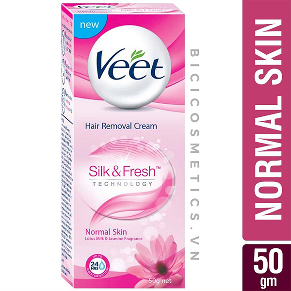 Kem Tẩy Lông Dành Cho Da Thường Veet Silk & Fresh 1