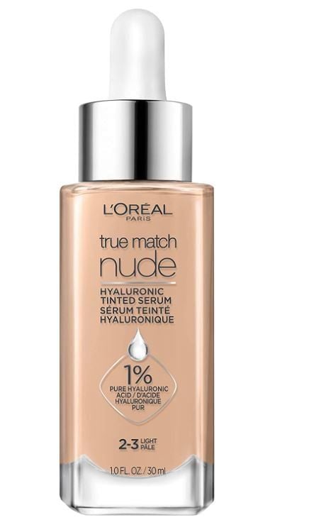  Kem Nền Dạng Tint Che Phủ Cao, Chứa Serum HA L'OREAL True Math Nude Hyaluronic Tinted Serum 2022 