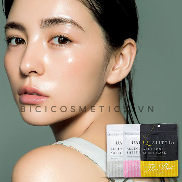 Gương mặt tươi trẻ, căng bóng cùng Mặt Nạ Giấy Quality First All In One Sheet Mask 1
