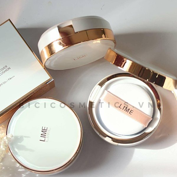 Phấn nước Lime Real Cover Pink Cushion SPF 50+/PA+++ 1