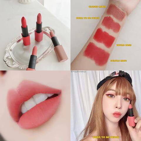 Missha Dare Rouge Velvet Lipstick- Born to Be Peach