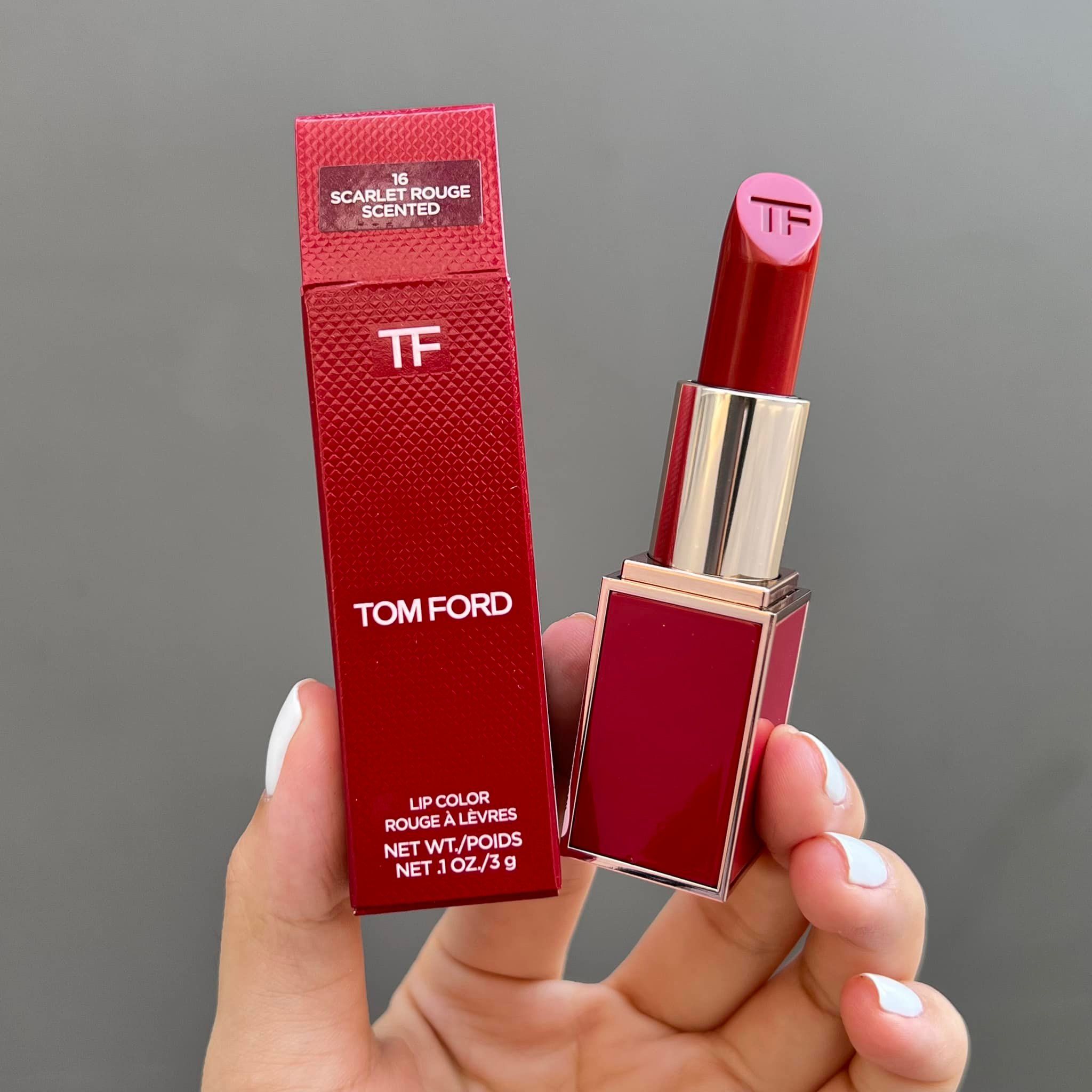 SON THỎI LÌ TOM FORD LIP COLOR LIPSTICK LIMITED EDITION  SCARLET –  Bicicosmetics