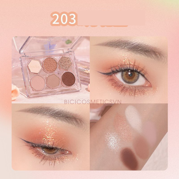  Bảng Phấn Mắt 6 Ô Lucky GOGO TALES Springfield Flower Eyeshadow Palette 