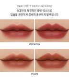  Son Kem Lì 3CE The Art Of United Gestures Velvet Lip Tint #Taupe (Phiên Bản Giới Hạn) 