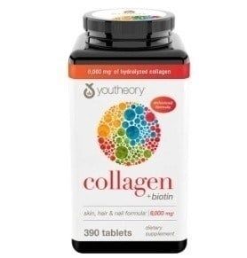  Viên Uống Chống Lão Hoa Collagen YOUTHEORY + Biotin 390 Viên Type 1,2&3 