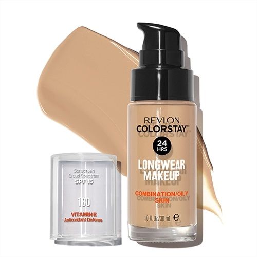  (Mẫu Mới) Kem Nền Che Phủ Cao, Bổ Sung Thêm VitE Kiềm Dầu REVLON 24H COLORSTAY Combination/Oliy Skin - Da Hỗn Hợp/Dầu (30ml) 