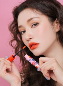 3CE Maison Kitsune Velvet Lip Tint lên màu cực chuẩn, chất son mềm mịn như nhung 1