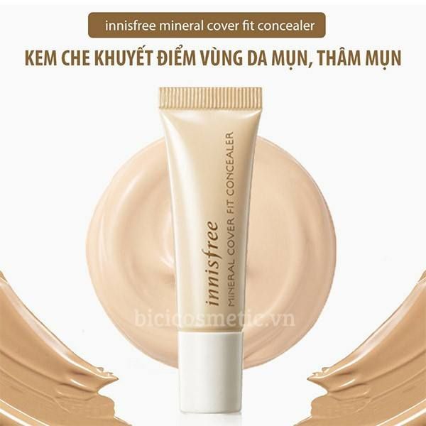  Che Khuyết Điểm Innisfree Mineral Cover Fit Concealer 