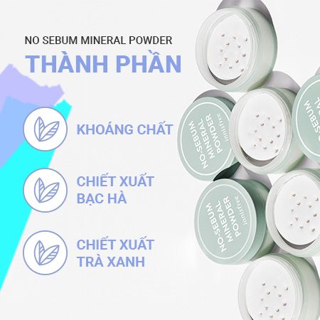  (Mẫu Mới) Phấn Bột Kiểm Soát Dầu INNISFREE No Sebum Mineral Powder 