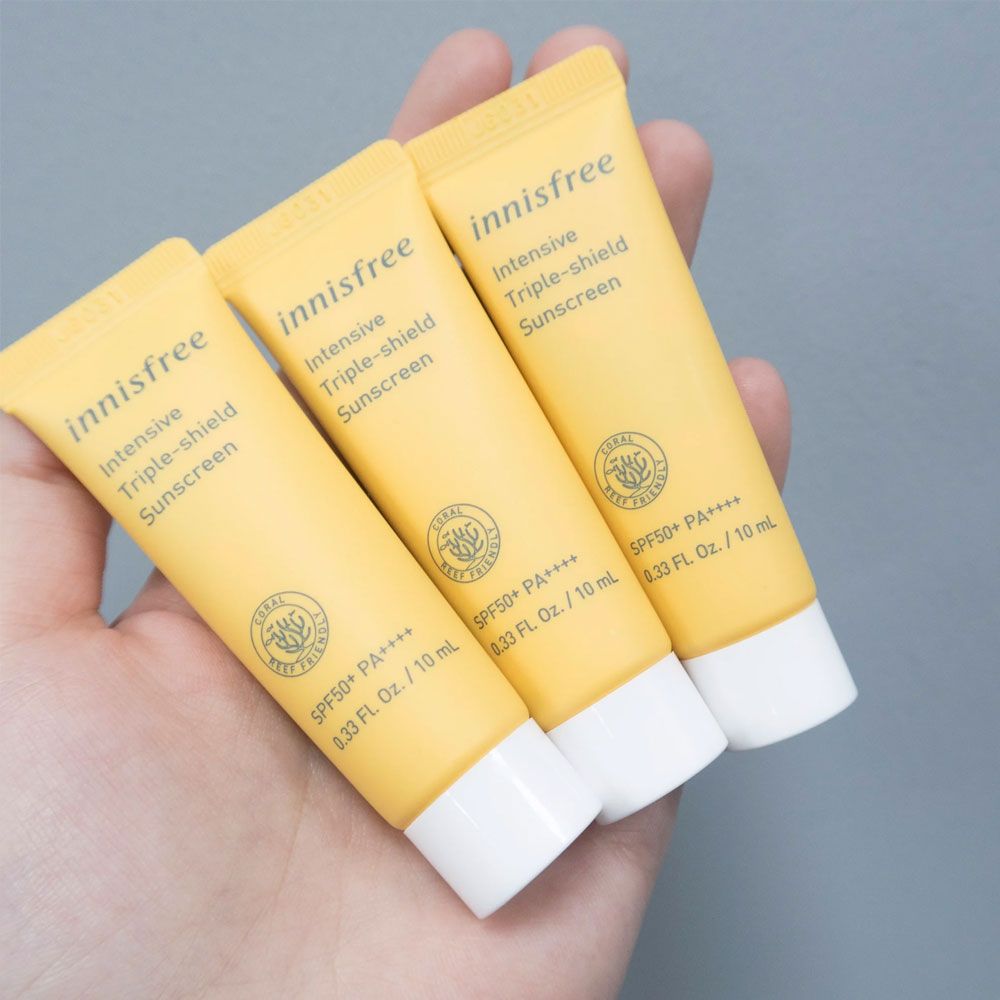  (Mẫu Mới) Kem chống nắng hàng ngày Innisfree Intensive Triple Shield Sunscreen SPF50+ PA++++ 