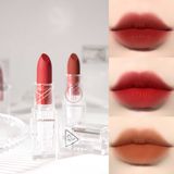  (Đủ Màu) Son Thỏi Siêu Lì 3CE Soft Matte Lipstick Vỏ Trong Suốt 