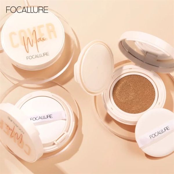  Phấn Nước Che Phủ Kiềm Dầu FOCALLURE Covermax Longlasting Cushion Foundation 