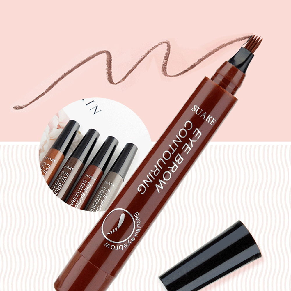  Chì Kẻ Mày Gẩy Sợi Suake 4 Ngòi Nét Mảnh Eye Brow Contouring Nội Địa Trung Chính Hãng 