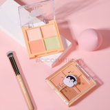  Bảng Triệt Sắc Che Khuyết Điểm 4 ô GOGO TALES Traceless Concealer - Kèm Cọ Nội Địa Trung 