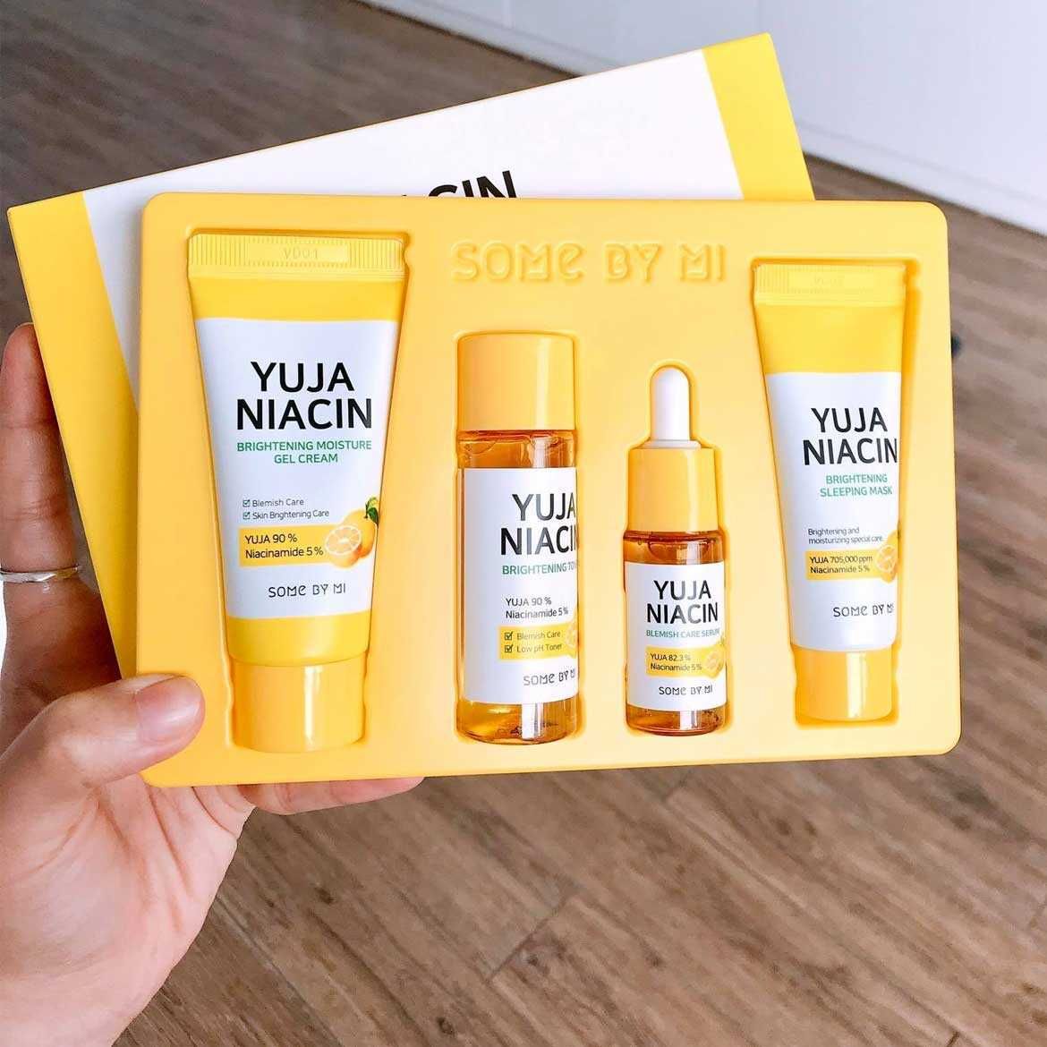  Set Dưỡng Trắng Some By Mi Yuja Niacin 30Days Brightening Started Kit 4 món 