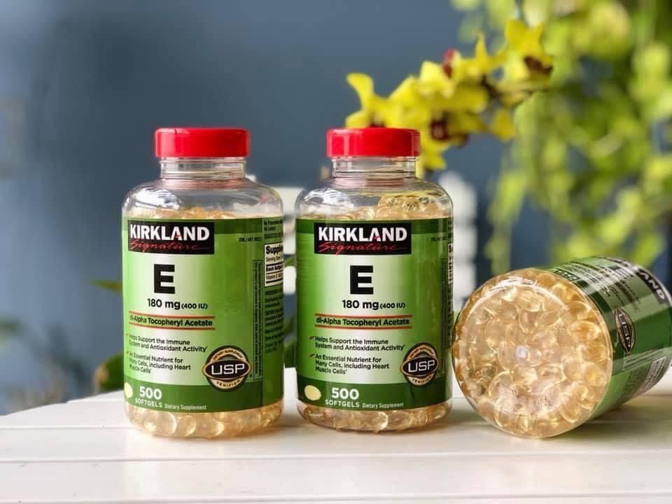 Vitamin E Kirkland Signature Vitamin E 400 I.U. 500 Viên Bicicosmetics