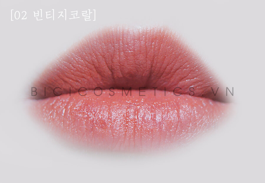 #02 Vintage Coral Eglips Velvet Fit Tint Bicicosmetics.vn