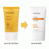  (Mẫu Mới) Kem chống nắng hàng ngày Innisfree Intensive Triple Shield Sunscreen SPF50+ PA++++ 