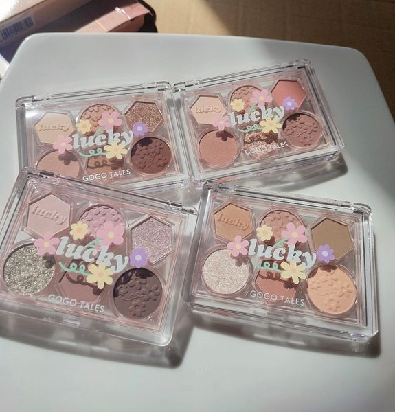  Bảng Phấn Mắt 6 Ô Lucky GOGO TALES Springfield Flower Eyeshadow Palette 