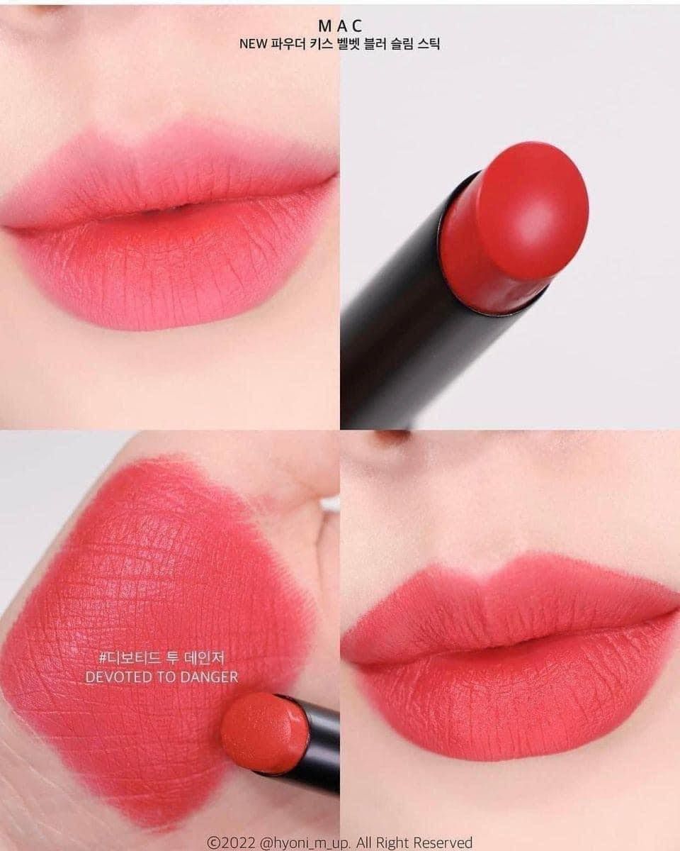  Son Thỏi Lì MAC Powder Kiss Velvet Blur Slim Stick 