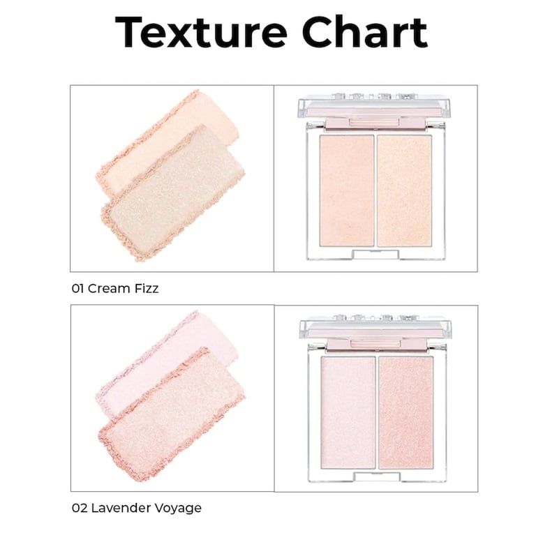  Phấn Bắt Sáng Clio Prism Highlighter Duo 