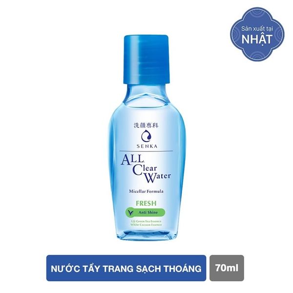  Nước Tẩy Trang Senka Ngừa Mụn, Kiểm Soát Nhờn - 70ml 