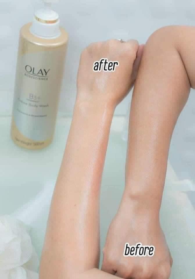  Sữa Tắm Dưỡng Trắng Da OLAY B3 + Vitamin C Body Wash 500g - Thái Lan 