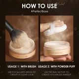  Phấn Phủ Bột Kiểm Dầu Không Thấm Nước FOCALLURE Poreless Matte Loose Powder | FA-201 