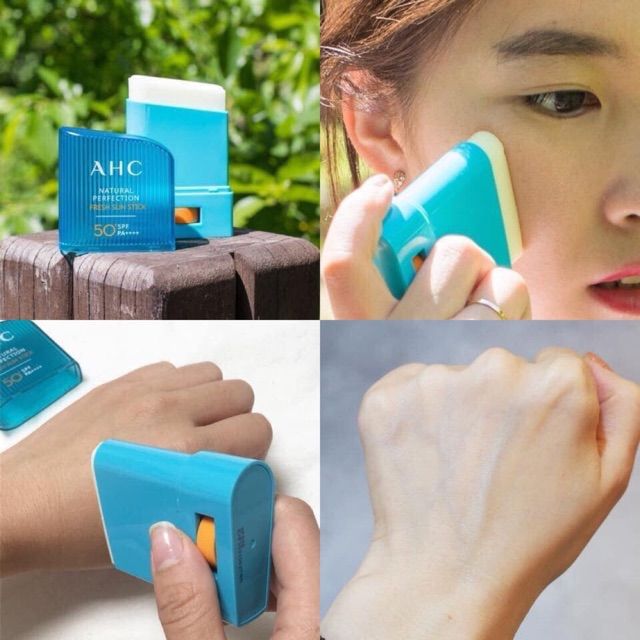  Kem Chống Nắng Dạng Thỏi AHC Natural Perfection Double Shield Sun Stick SPF 50+ PA ++++ 14G 