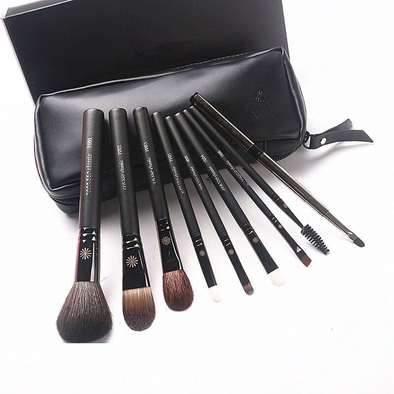  Bộ Cọ Cao Cấp 9 Cây PICCASSO Classic Makeup Brush Collection (Kèm Túi Da) 