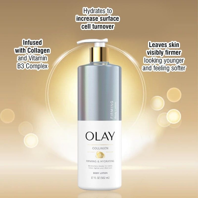  Dưỡng Thê Dưỡng Trắng Trẻ Hóa Da OLAY Collagen B3 & Firming Hydrating (MỸ) - 502ml 