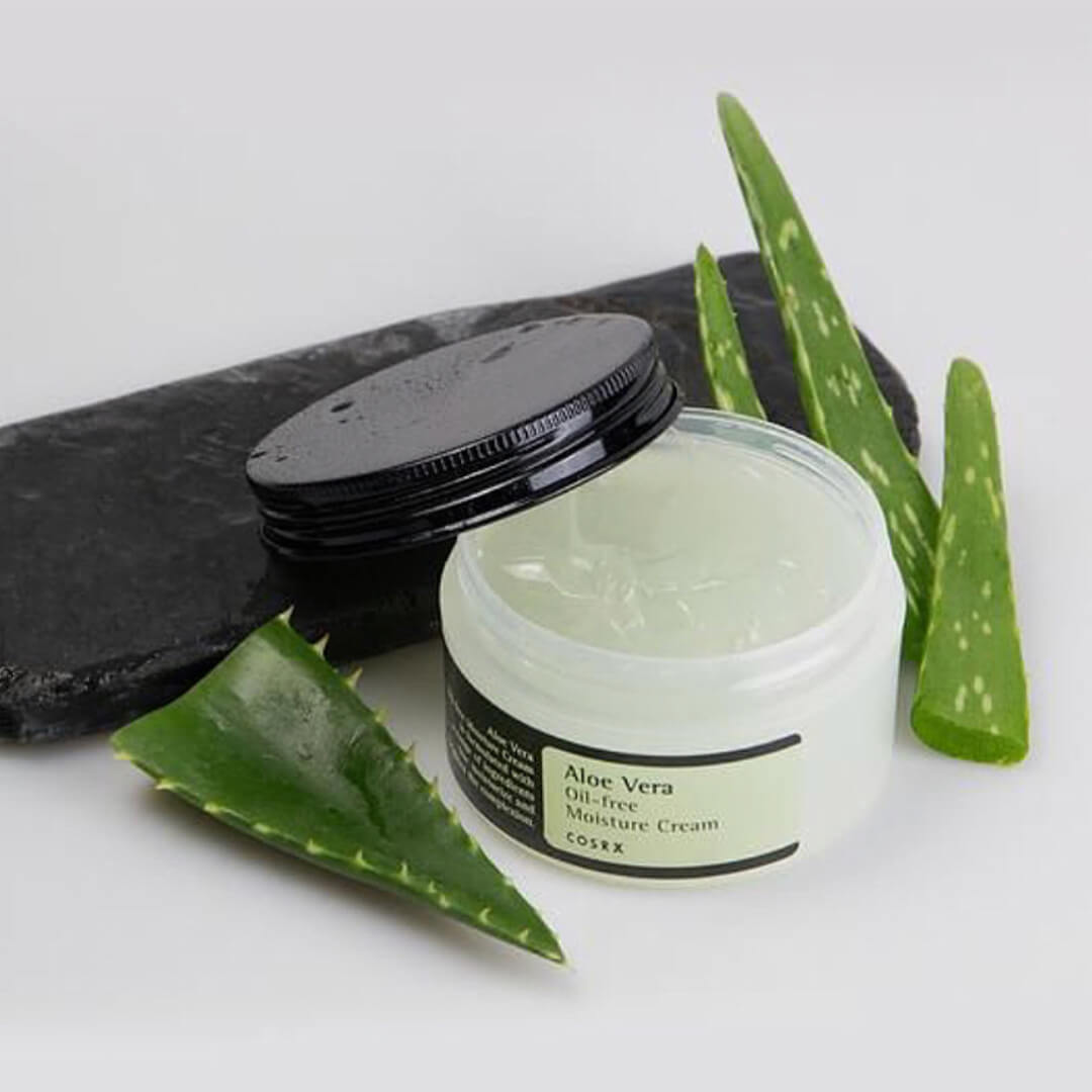 Kem dưỡng ẩm cho da dầu mụn Aloe Vera Oil Free Moisture Cream-bicicosmetics.vn