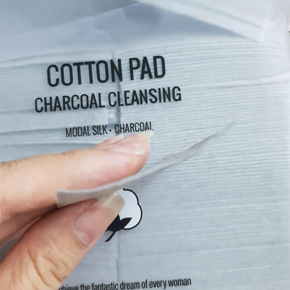  Bông Tẩy Trang Miniso Cotton Pad Charcoal Cleansing 220 pcs 