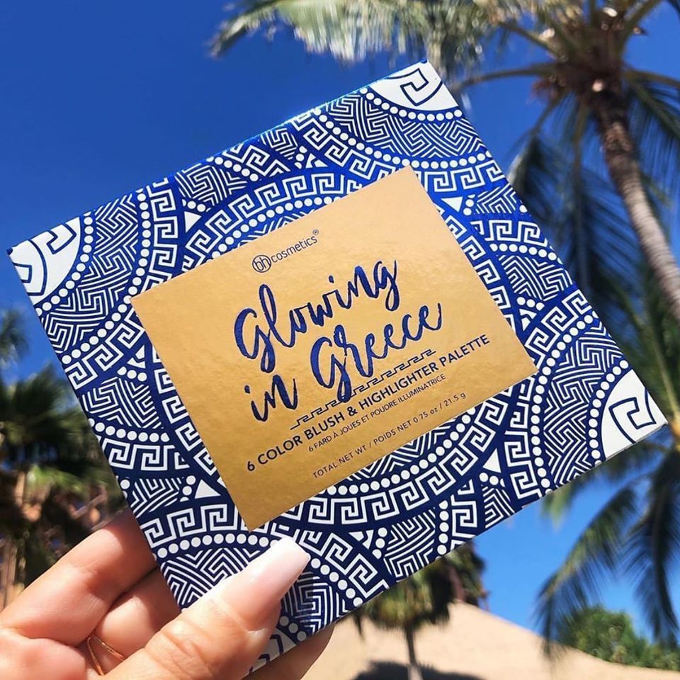  Bảng Má Hồng Highlight 6 ô BH Cosmetics Glowing in Greece Palette 