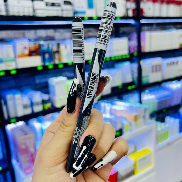  Bút Kẻ Mắt Nước Siêu Mảnh, Sắc Nét, Không Trôi Maybelline Hyper Sharp Laser Eyeliner Màu Đen 0.5g (Có Tem Phụ) 