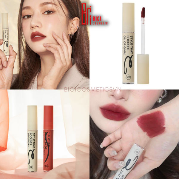  Son Kem Lì 3ce The United Gestures Of Spirited Kinetics Velvet Lip Tint #Definition (Phiên Bản Giới Hạn) 