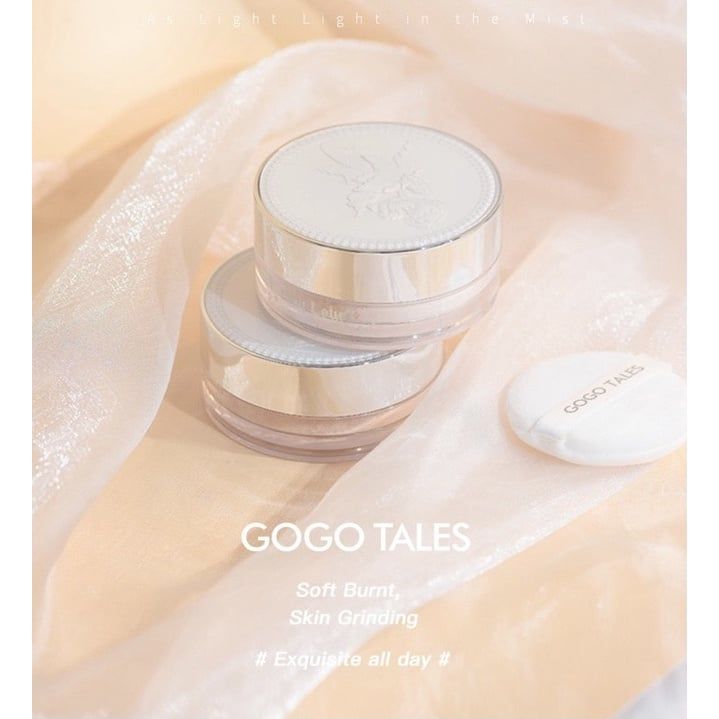  Phấn Bột Kiềm Dầu GOGO TALES Koi Play Lotus Loose Powder 