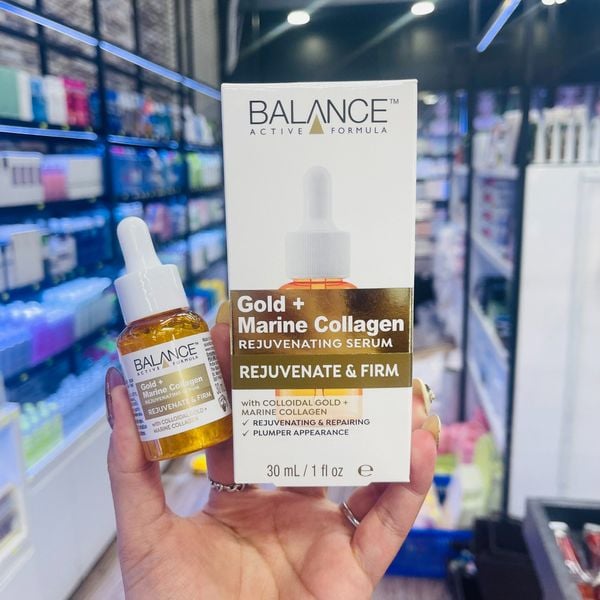  Tinh Chất Trẻ Hóa Làn Da, Căng Bóng Da Balance Active Formula-Gold Collagen Rejuvenating Serum (30ml) 