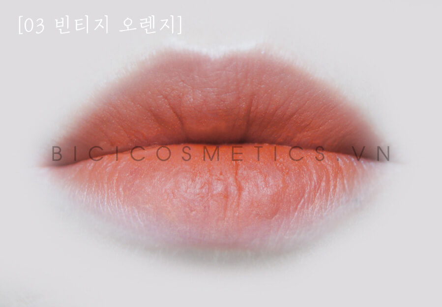 #03 Vintage Orange Eglips Velvet Fit Tint Bicicosmetics.vn