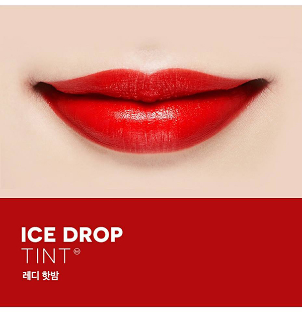 Đỏ thuần quyến rũ Ready Hot Bubble son Missha Ice Drop Tint 1