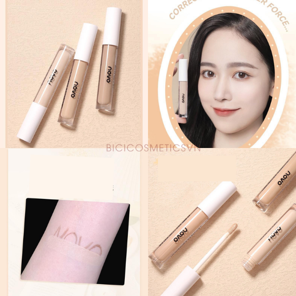  Che Khuyết Điểm Dạng Kem NOVO Silky Moisturizing Concealer 