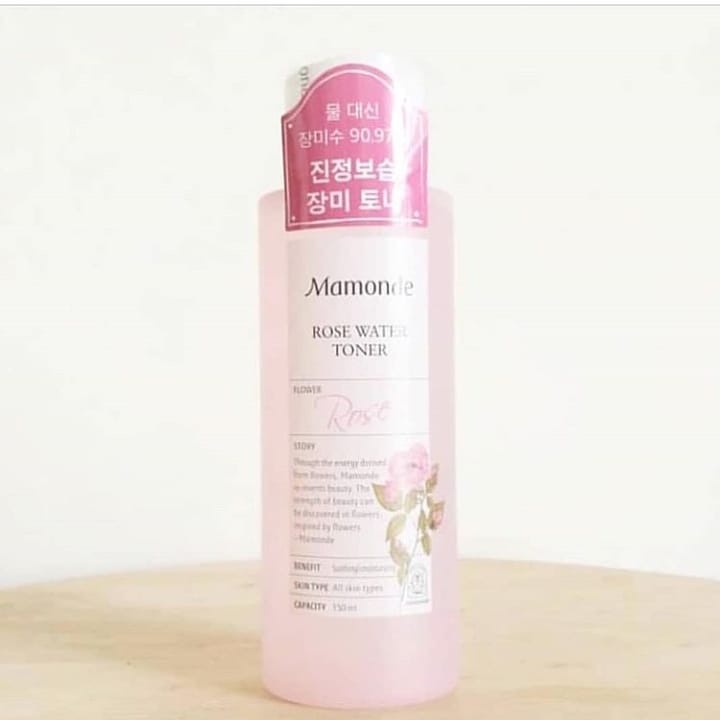 Nước Hoa Hồng Mamonde Rose 90.97% Toner (250ml) bán tại Bici cosmetics