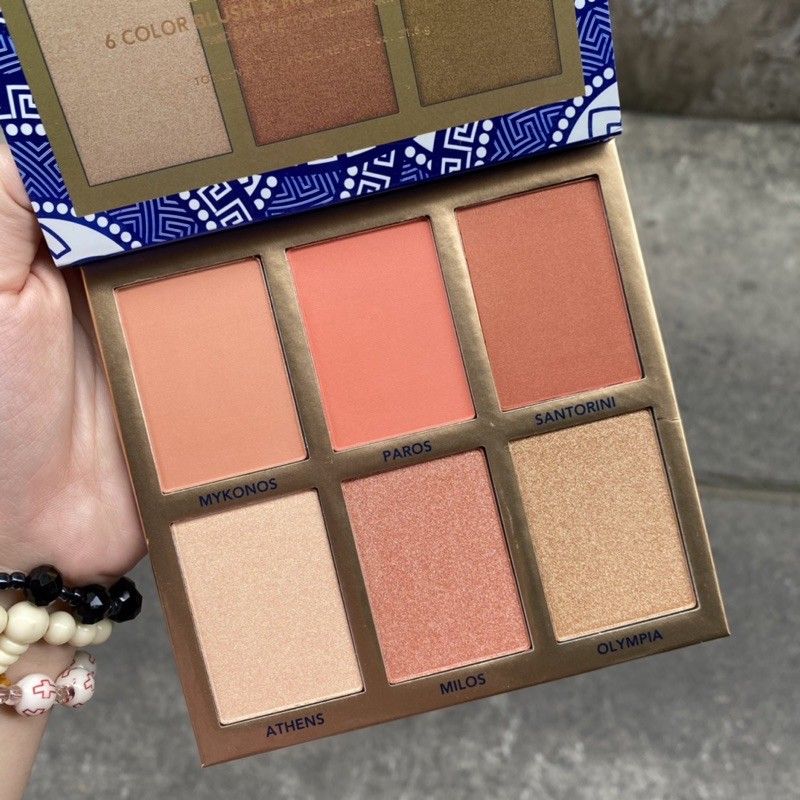  Bảng Má Hồng Highlight 6 ô BH Cosmetics Glowing in Greece Palette 