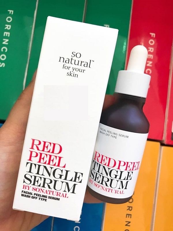  Tinh Chất Peel Da SO'NATURAL Red Peel Tingle Serum - 35ML 