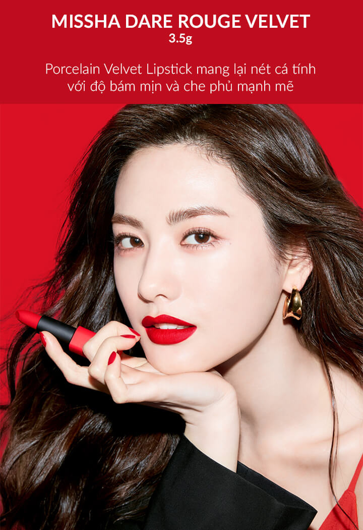 Son Thỏi Missha Dare Rouge Velvet Lipstick