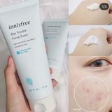  Sữa Rửa Mặt Trị Mụn Innisfree Bija Trouble Facial Foam 