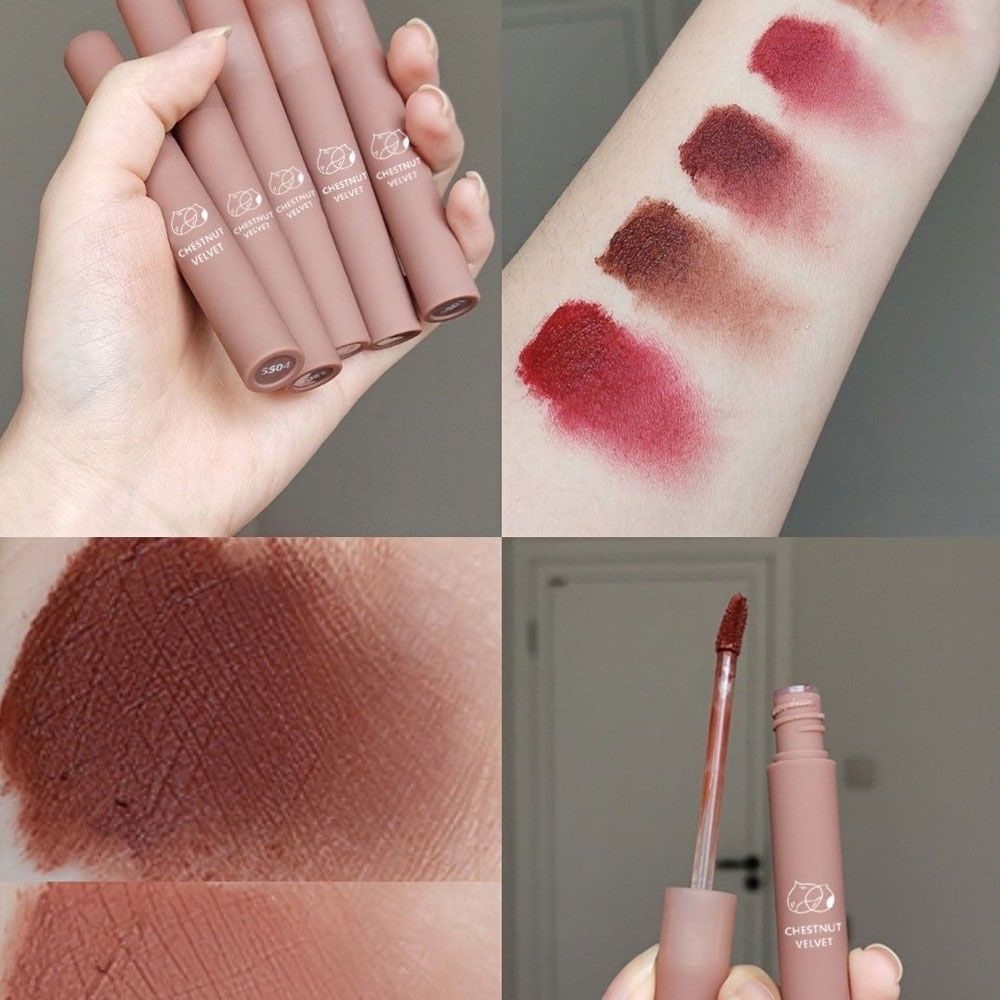  Son Kem Daimanpu Matte Velvet Lip Glaze Nội Địa Trung 